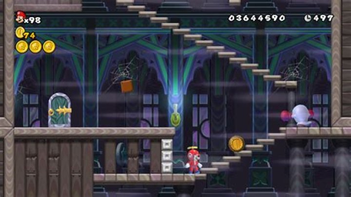 Where are the star coins in world 7 ghost house