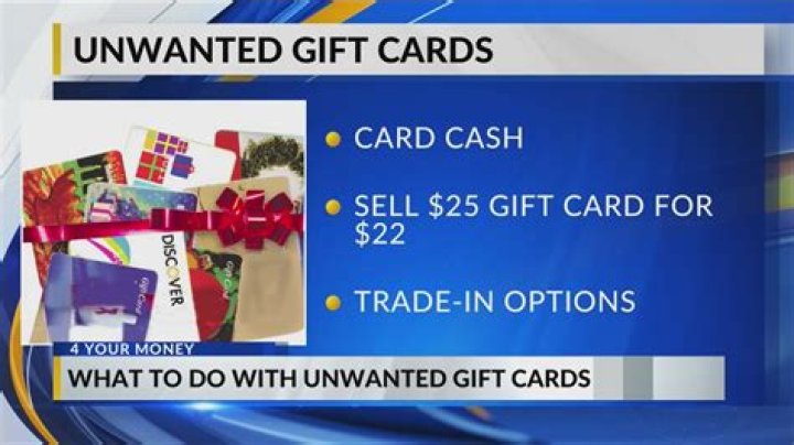 Where can I go to trade my gift card for cash?