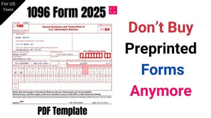Where do I mail 1096 form to IRS?