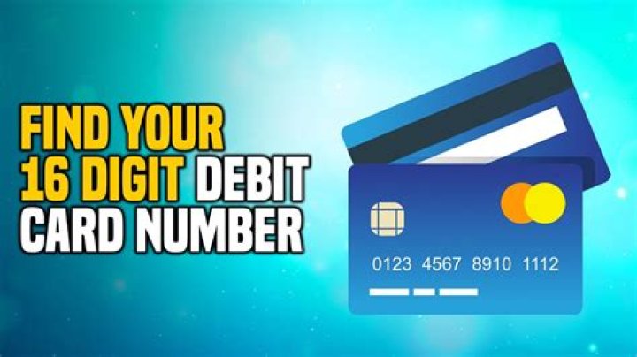 Where is the 16 digit credit card number?