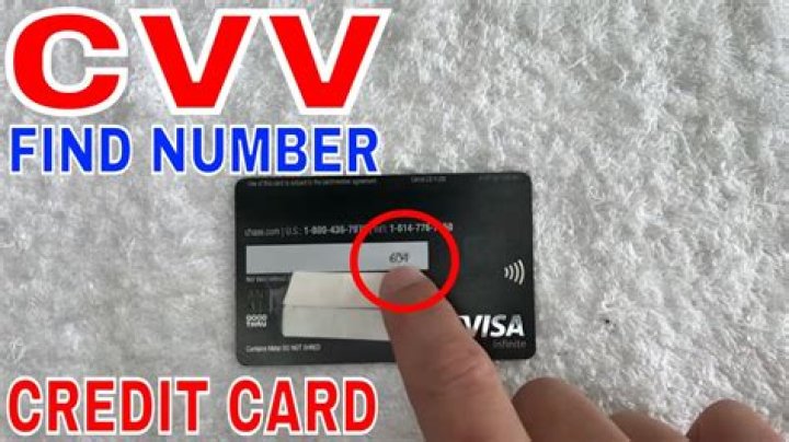 Where is the card number and CVV?