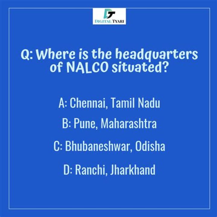 Where is the headquarter of NALCO?