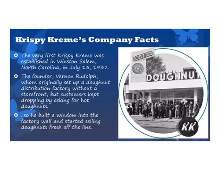 Where was the first Krispy Kreme built?