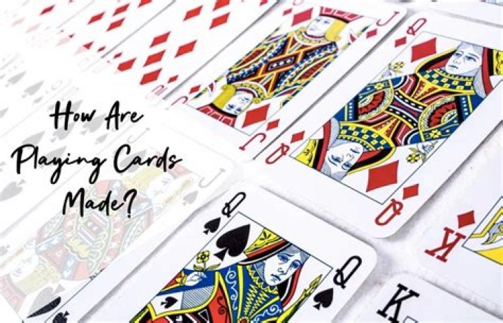 Which company started manufacturing playing cards?