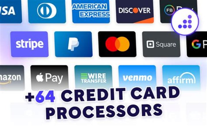 Who are the main credit card processors?
