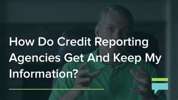 Who can report to credit agencies?