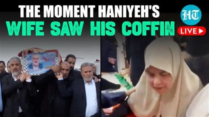 Who Is Hamas Leader Ismail Haniyeh Wife Amal Haniyeh? Kids And Family