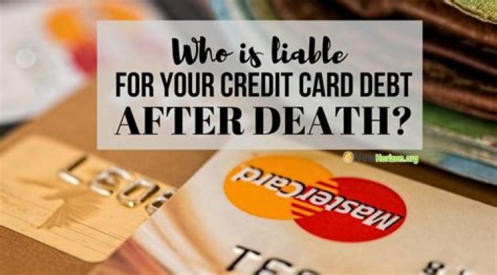 Who is responsible for credit card debt after death in California?