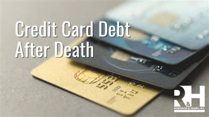 Who is responsible for credit card debt after death in NC?