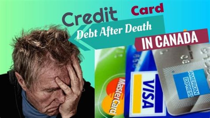 Who is responsible for unpaid credit card debt after death?