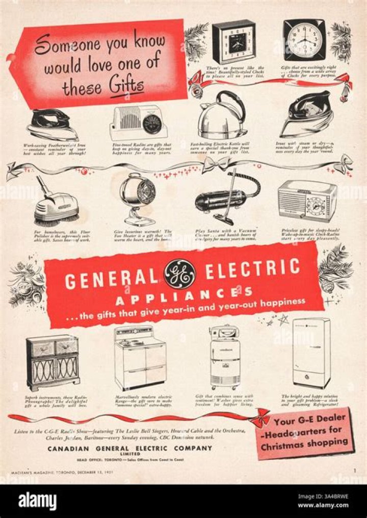 Who manufactures General Electric appliances?
