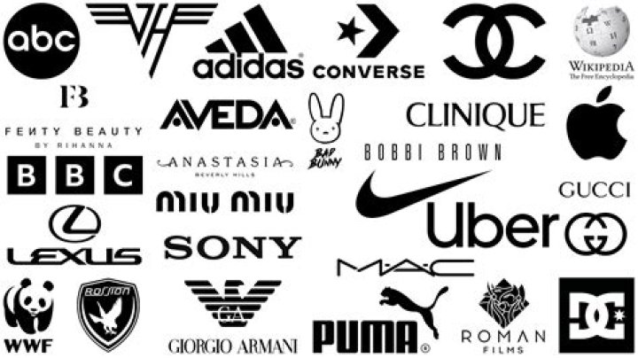 Why are logos black and white?