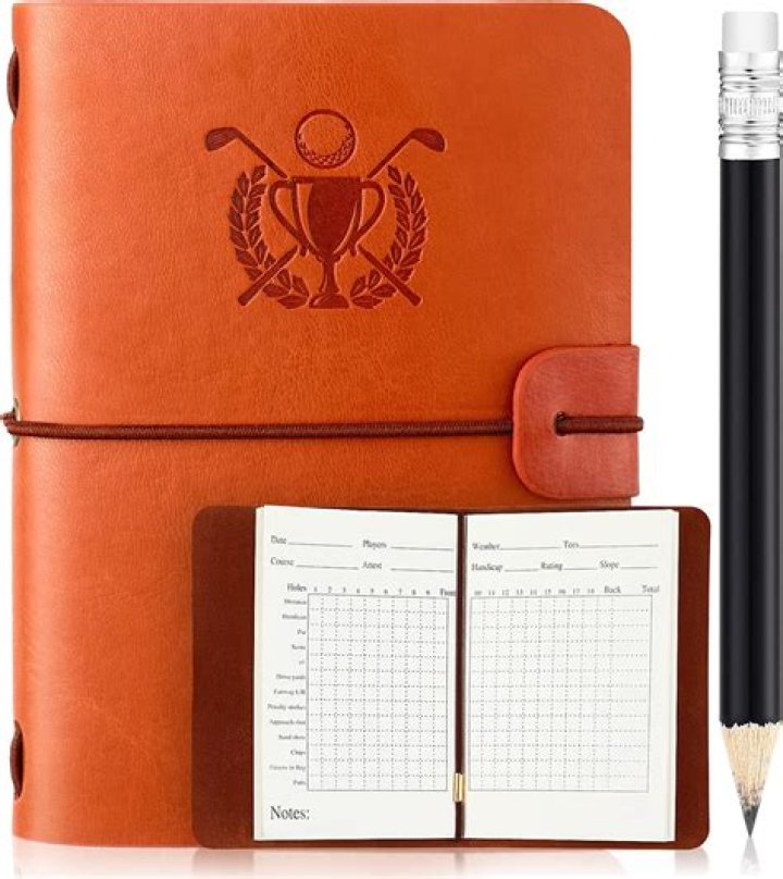 Why do pro golfers carry a notepad?