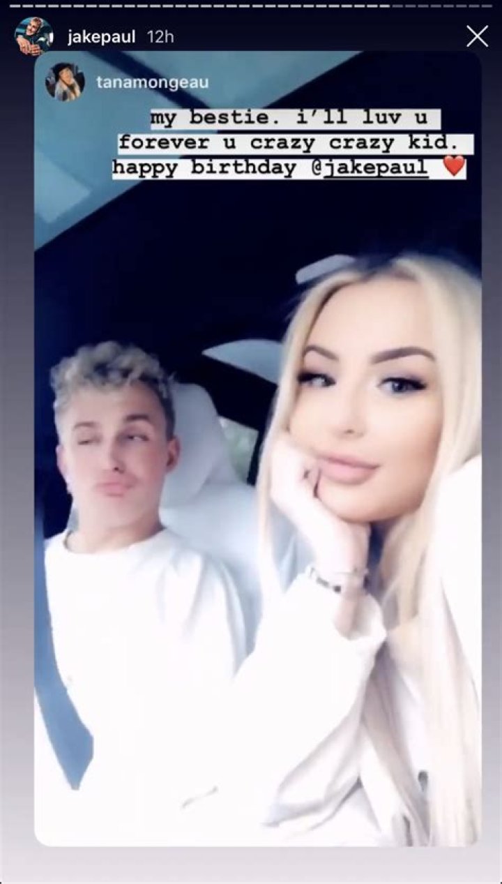 YouTuber Tana Mongeau Wishes ‘Bestie’ (and Husband?) Jake Paul ‘Happy Birthday’ on Instagram